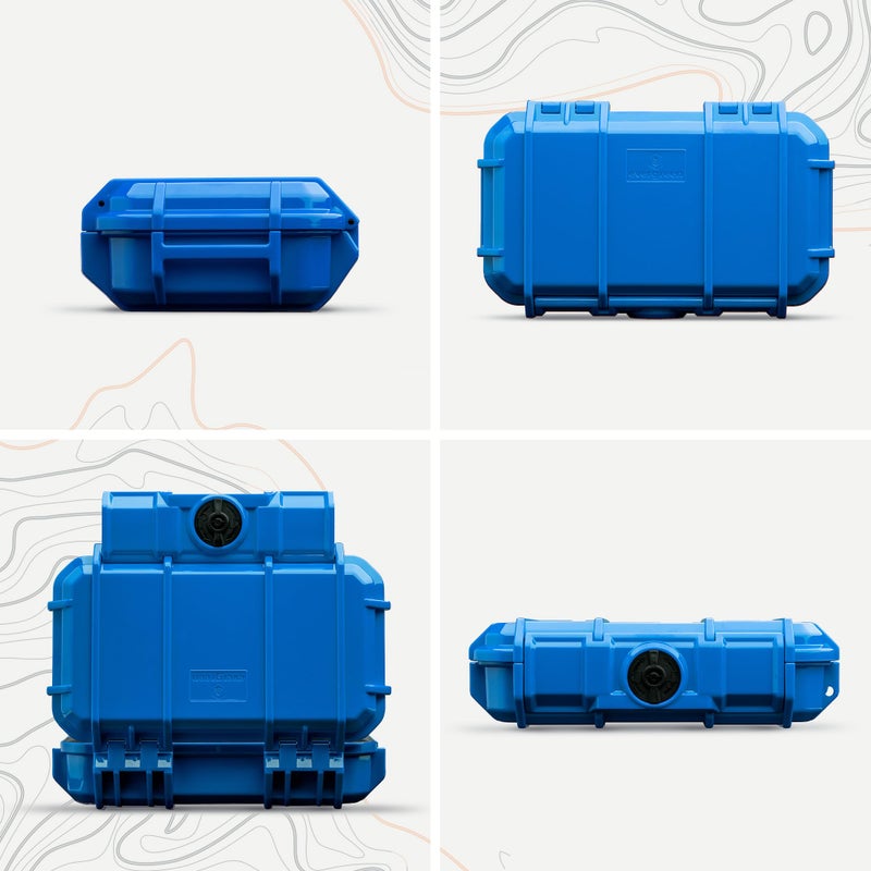 Evergreen 56 ToughBox - EDC Dry Box Protective Case USA Made for Organization of Cameras, Phones, Camping, Fishing, Hiking, Water Sports (Blue) - Image 2